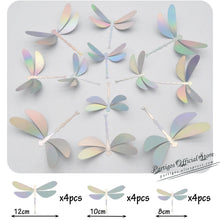 Load image into Gallery viewer, 12Pcs 4D Hollow Butterfly Wall Sticker DIY Home Decoration Wall Stickers wedding Party Wedding Decors Butterfly Kids Room Decors