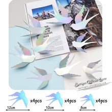 Load image into Gallery viewer, 12Pcs 4D Hollow Butterfly Wall Sticker DIY Home Decoration Wall Stickers wedding Party Wedding Decors Butterfly Kids Room Decors