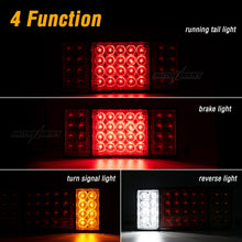 Load image into Gallery viewer, 12V 36LED Truck Rear Tail Light Assembly Indicator Reverse Stop Driving Lighting Van Caravan Camper RV Trailer Lorry Bus Boat