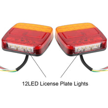 Load image into Gallery viewer, 12V LED Taillights For Trailer Lights Pilots Truck Rear Lights Tail Brake Stop Turn Signals Position Lamps Caravan Accessories
