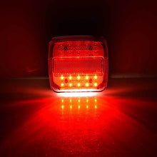 Load image into Gallery viewer, 12V Trailer Truck 20 LED Taillight Brake Stop Turn Signal Indicator Light Lamp 107x102x30mm