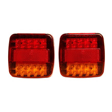 Load image into Gallery viewer, 12V Trailer Truck 20 LED Taillight Brake Stop Turn Signal Indicator Light Lamp 107x102x30mm