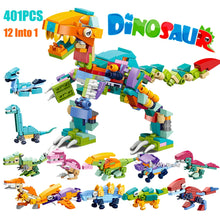 Load image into Gallery viewer, 12in1 279PCS Classical MOC Insects Animal Figures Mech Transformation Set Building Blocks Toys Educational for Kids Gifts