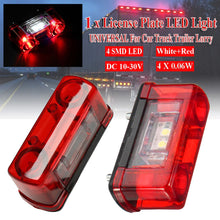 Load image into Gallery viewer, 12v 24v Car Led License Number Plate Light Lamp Universal Led License Plate Car Truck Trailer Lorry Rear Tail Light Accessories