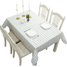 Load image into Gallery viewer, Home Nordic Style Elk Plaid Coffee Table Cloth Oil-Proof Waterproof Disposable Table Mat PVC Tablecloth