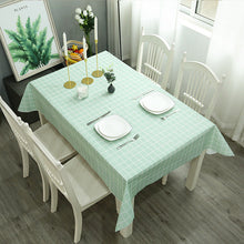 Load image into Gallery viewer, Home Nordic Style Elk Plaid Coffee Table Cloth Oil-Proof Waterproof Disposable Table Mat PVC Tablecloth