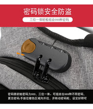 Load image into Gallery viewer, 15.6-inch laptop bag password lock backpack