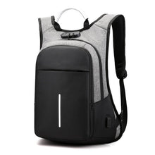 Load image into Gallery viewer, 15.6-inch laptop bag password lock backpack