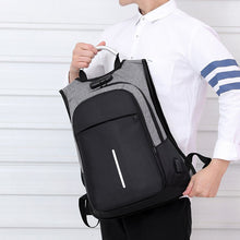 Load image into Gallery viewer, 15.6-inch laptop bag password lock backpack