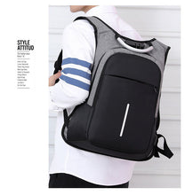 Load image into Gallery viewer, 15.6-inch laptop bag password lock backpack