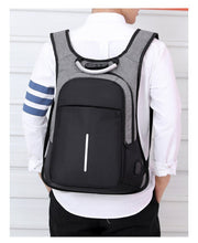 Load image into Gallery viewer, 15.6-inch laptop bag password lock backpack