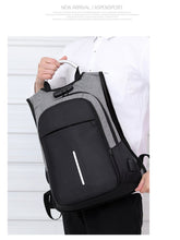 Load image into Gallery viewer, 15.6-inch laptop bag password lock backpack