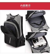 Load image into Gallery viewer, 15.6-inch laptop bag password lock backpack
