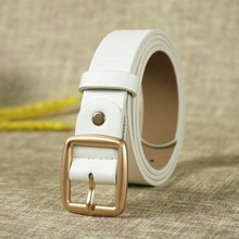 Load image into Gallery viewer, New Women's Fashionable All-Match Thin Square Buckle Belt Trendy Candy Color Women's
