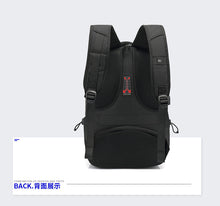 Load image into Gallery viewer, Black high capacity sport outdoor swagger bag backpack for business with European style