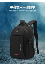 Load image into Gallery viewer, Black high capacity sport outdoor swagger bag backpack for business with European style