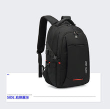 Load image into Gallery viewer, Black high capacity sport outdoor swagger bag backpack for business with European style