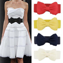 Load image into Gallery viewer, Women Belt Long Section Of the Circle Soft Leather Bowknot Body Shaping Bands Wide Belts