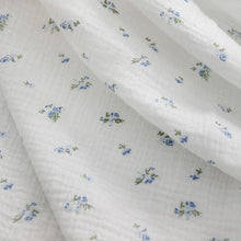 Load image into Gallery viewer, 135x50cm Pure Color Crepe Double-Layer Cotton Yarn Fabric, Making Soft Pajamas Clothes Fabric DIY Clothing Cloth YHTJ0113