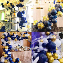 Load image into Gallery viewer, 109pcs/Set Navy Blue Night Blue Balloon Chain Ink Blue Series Balloon Set Birthday Party Decoration