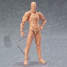 Load image into Gallery viewer, 13cm Artist Art Painting Anime Figure Sketch Draw Male Female Movable Body Chan Joint Action Figure Toy Model Draw Mannequin 001