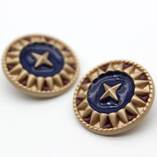 Load image into Gallery viewer, 5pcs/Set Esstudio Retro Style Metal Button Suit Coat Overcoat Pearl Buttons Clothing Decorative Buttons