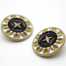 Load image into Gallery viewer, 5pcs/Set Esstudio Retro Style Metal Button Suit Coat Overcoat Pearl Buttons Clothing Decorative Buttons