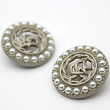 Load image into Gallery viewer, 5pcs/Set Esstudio Retro Style Metal Button Suit Coat Overcoat Pearl Buttons Clothing Decorative Buttons