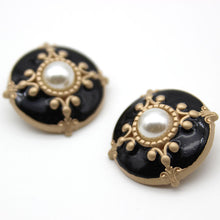 Load image into Gallery viewer, 5pcs/Set Esstudio Retro Style Metal Button Suit Coat Overcoat Pearl Buttons Clothing Decorative Buttons