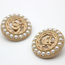 Load image into Gallery viewer, 5pcs/Set Esstudio Retro Style Metal Button Suit Coat Overcoat Pearl Buttons Clothing Decorative Buttons