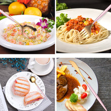 Load image into Gallery viewer, Portugal Gold Stainless Steel Tableware Five-Piece Set Tableware Set Knife, Fork and Spoon