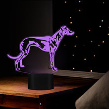 Load image into Gallery viewer, Colourful Touch Ambient Light Hound Shape Night Light Acrylic Kids Bedroom Lights