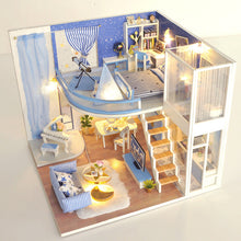 Load image into Gallery viewer, Hand-Assembled DIY House Model Creative Gift Toys