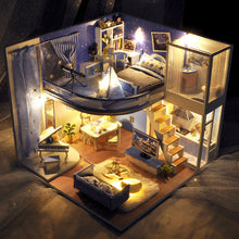 Load image into Gallery viewer, Hand-Assembled DIY House Model Creative Gift Toys