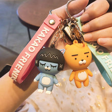 Load image into Gallery viewer, Korean Style Kacao Keychain Fart Peach Mixi Couple Pendant Cute Cartoon Cars and Bags Pendant Creative Decorations