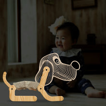 Load image into Gallery viewer, Puppy Folding Table Lamp Creative Product Led 3D Small Night Lamp Children Gift
