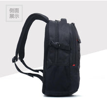 Load image into Gallery viewer, Large outdoor sports black nylon backpack for Men