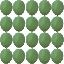 Load image into Gallery viewer, 15/20PCS 10inch Balloon Kit Retro Green White Gold Balls Birthday Wedding Anniversary Jungle Summer Party Decor Home Supplies