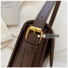 Load image into Gallery viewer, Women's Leather Messenger Bag Retro Small Square Bag