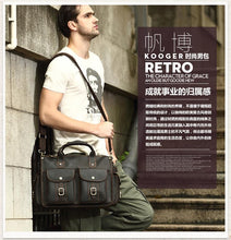 Load image into Gallery viewer, Men's business messenger bag 14 inch briefcase computer bag