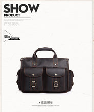 Load image into Gallery viewer, Men's business messenger bag 14 inch briefcase computer bag