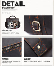 Load image into Gallery viewer, Men's business messenger bag 14 inch briefcase computer bag