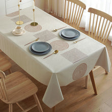 Load image into Gallery viewer, PVC Rectangular Tablecloth Printed Tablecloth Simple Dining Table Tablecloth