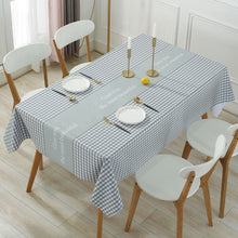 Load image into Gallery viewer, PVC Rectangular Tablecloth Printed Tablecloth Simple Dining Table Tablecloth