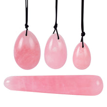 Load image into Gallery viewer, Crystal Massage Ball Egg-Shaped Craft Postpartum Exercise Training Ball Massage Stick Jade Powder