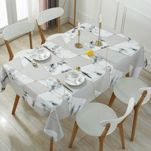 Load image into Gallery viewer, PVC Rectangular Tablecloth Printed Tablecloth Simple Dining Table Tablecloth