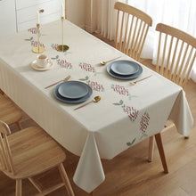 Load image into Gallery viewer, PVC Rectangular Tablecloth Printed Tablecloth Simple Dining Table Tablecloth