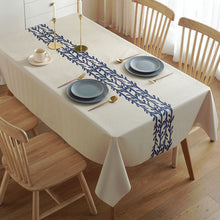 Load image into Gallery viewer, PVC Rectangular Tablecloth Printed Tablecloth Simple Dining Table Tablecloth