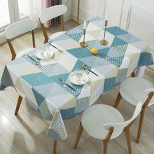 Load image into Gallery viewer, PVC Rectangular Tablecloth Printed Tablecloth Simple Dining Table Tablecloth