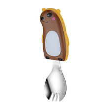 Load image into Gallery viewer, Set Cartoon Baby Spork Infant Creative Solid Food Tools Feeding Tableware